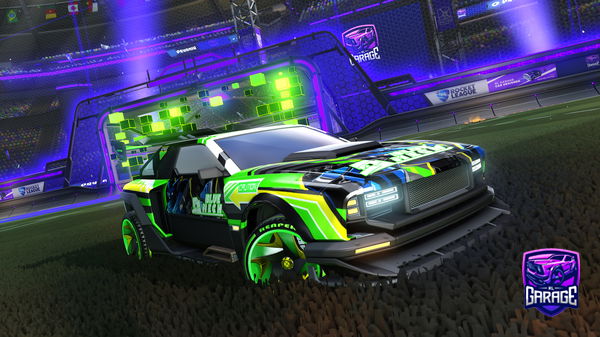 A Rocket League car design from SmartCatOffical