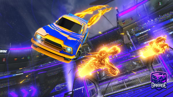 A Rocket League car design from MrShiba077