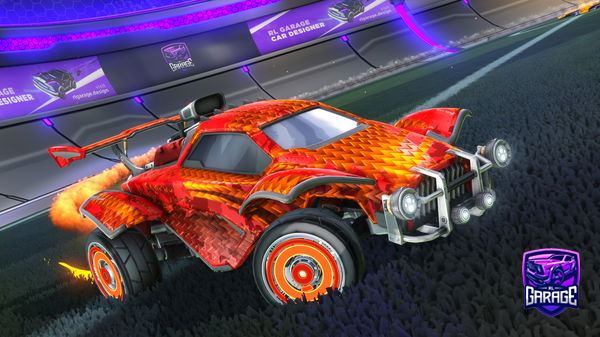 A Rocket League car design from TeamJW