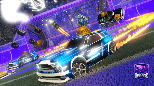 A Rocket League car design from kionixe