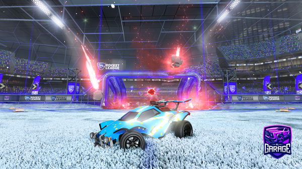 A Rocket League car design from ninja987