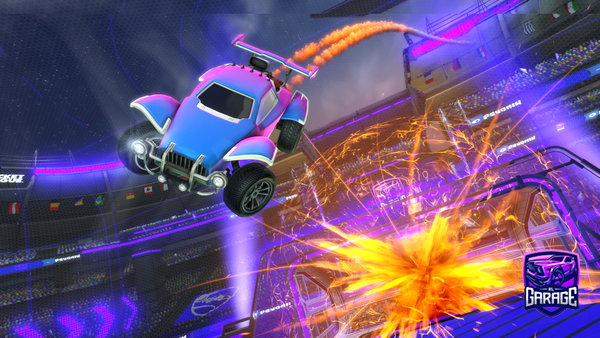 A Rocket League car design from Dzan
