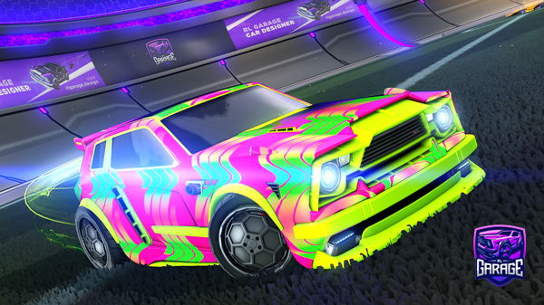 A Rocket League car design from CumDemon