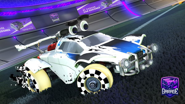 A Rocket League car design from Mariogogo