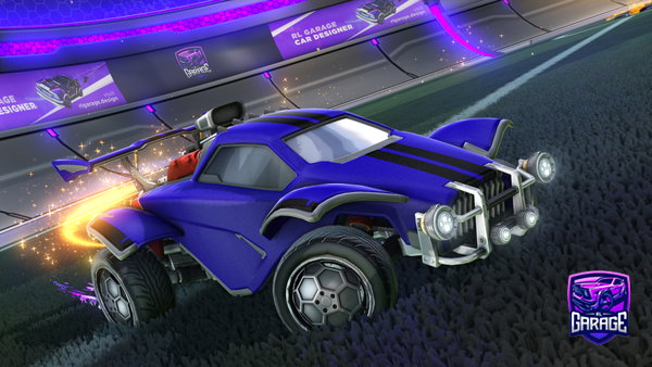 A Rocket League car design from GrogRiv