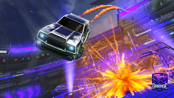 A Rocket League car design from SlimShady_912_