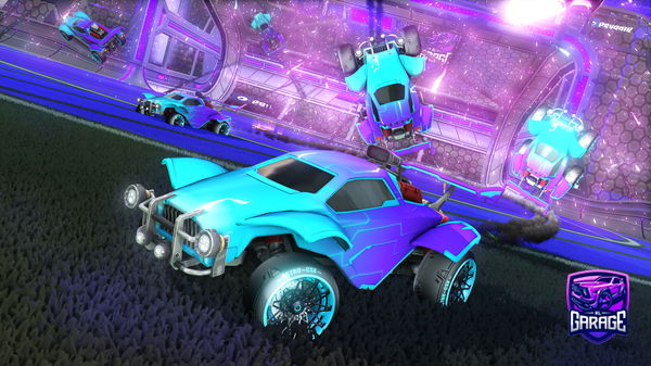 A Rocket League car design from P0SPA