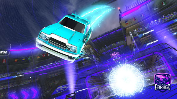 A Rocket League car design from FLICK-EM-ALL