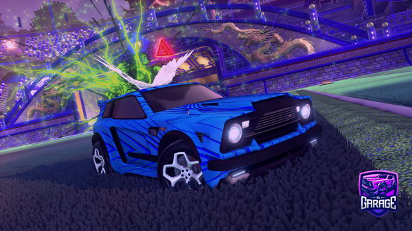 A Rocket League car design from FadedFruitMango