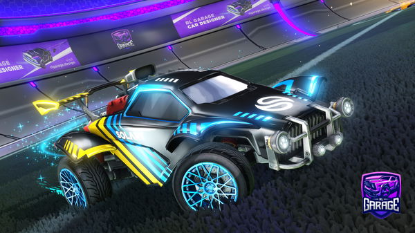 A Rocket League car design from Miles387