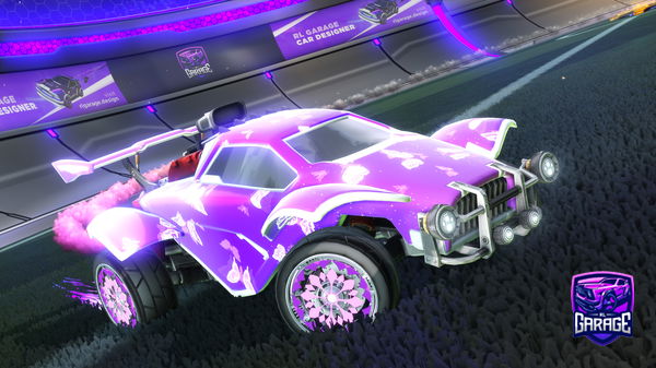 A Rocket League car design from hellodarcy