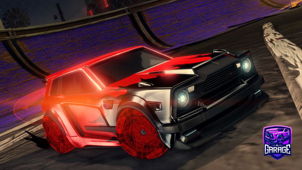 A Rocket League car design from lucas098br