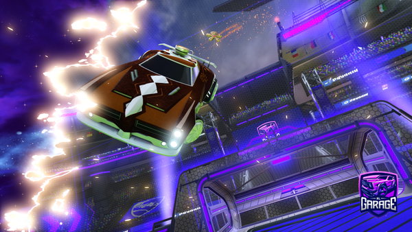 A Rocket League car design from The-Van