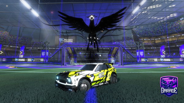 A Rocket League car design from Maggethedragon