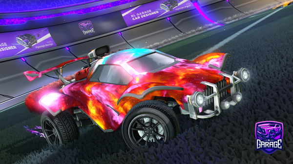 A Rocket League car design from VelvetIce