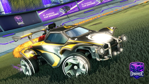 A Rocket League car design from Ilqfy