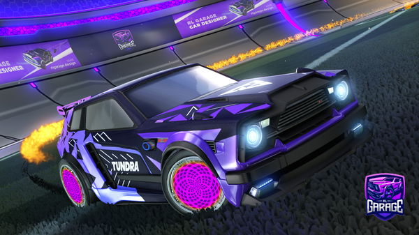 A Rocket League car design from Verrkami