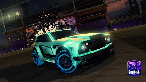 A Rocket League car design from MrBooost
