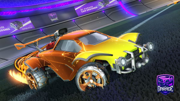 A Rocket League car design from Lunarblade01