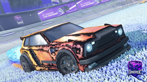 A Rocket League car design from filipekkj