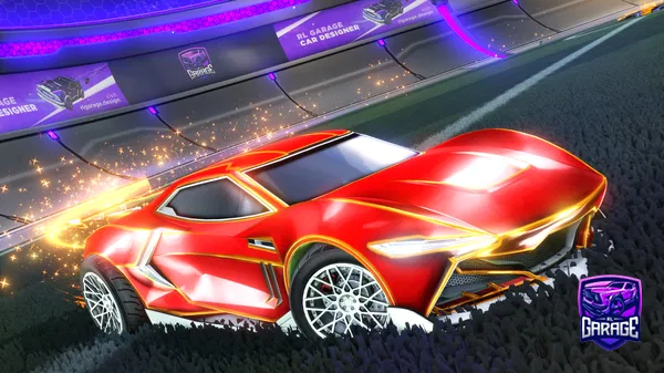 A Rocket League car design from Sapoca10