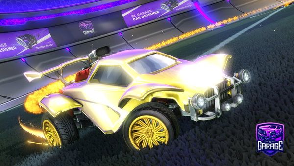 A Rocket League car design from PstQX