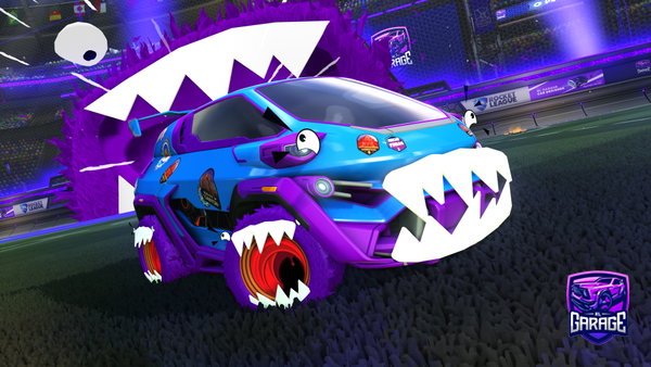 A Rocket League car design from Wheezy__