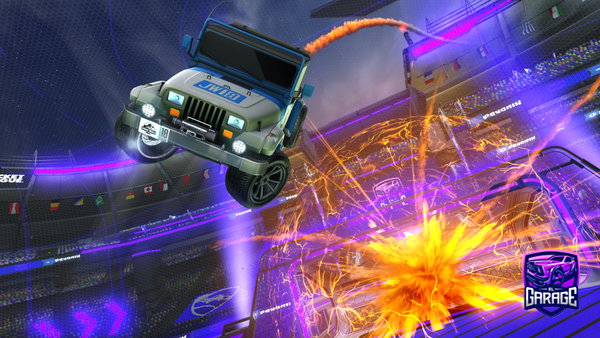 A Rocket League car design from Ronaldo1402
