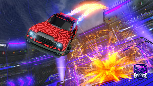 A Rocket League car design from 1lux