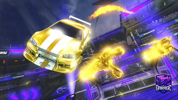 A Rocket League car design from Carbonator