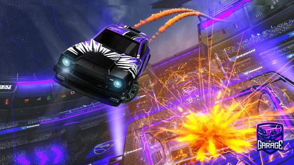 A Rocket League car design from AFlockOfDonuts
