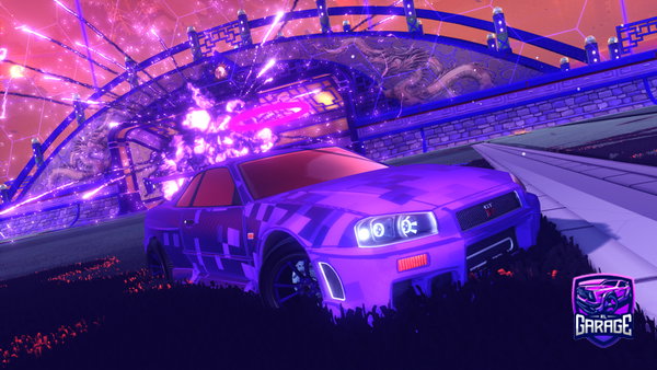 A Rocket League car design from Namipaketti2