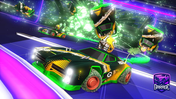 A Rocket League car design from MTGX