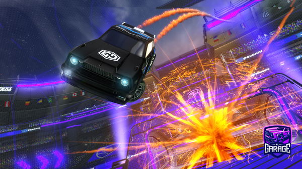 A Rocket League car design from CozyP