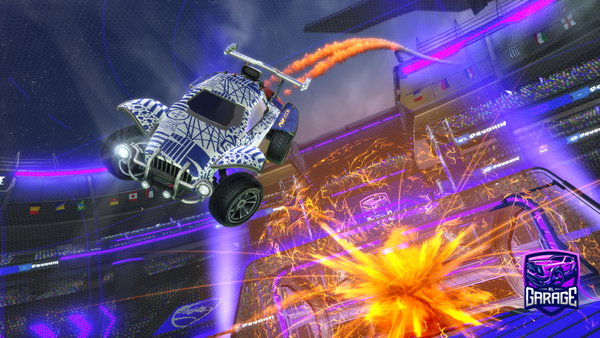 A Rocket League car design from Dendxyy