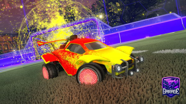 A Rocket League car design from SunkRL