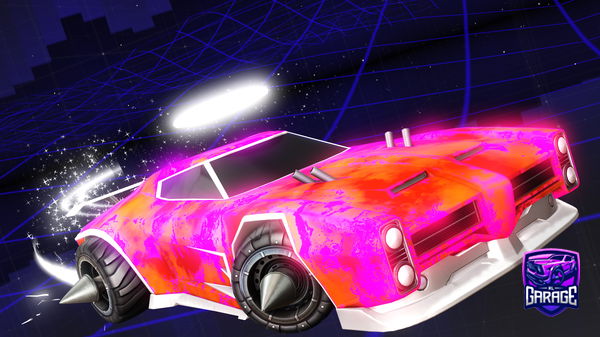 A Rocket League car design from Dxrkrl1