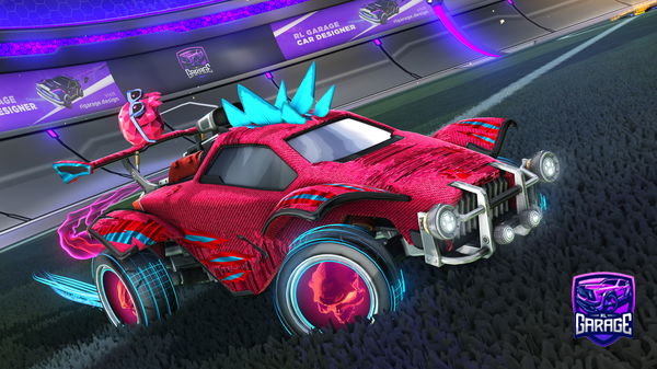 A Rocket League car design from Synxty