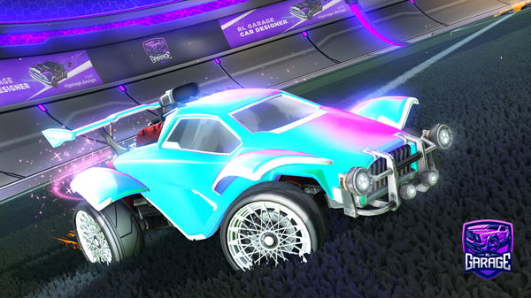 A Rocket League car design from GoBlitzy