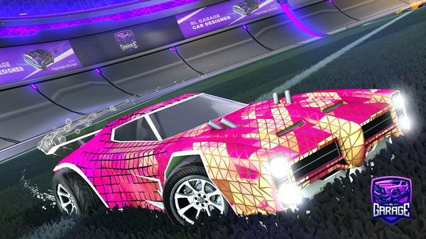 A Rocket League car design from elkie