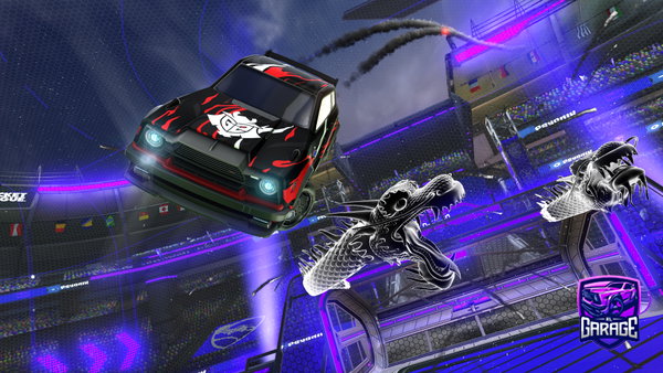 A Rocket League car design from greasygman
