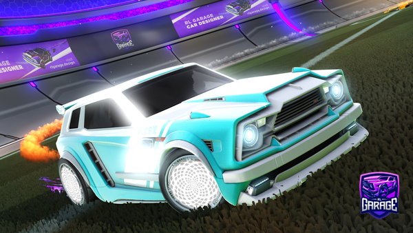 A Rocket League car design from Cvjk