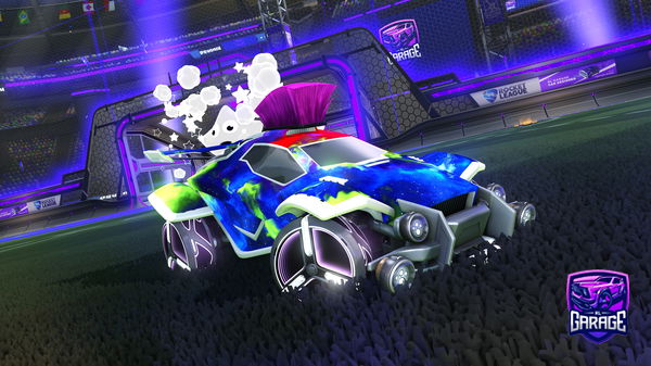 A Rocket League car design from Miguelumpt_