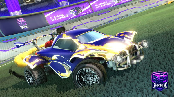 A Rocket League car design from SamGhost8818