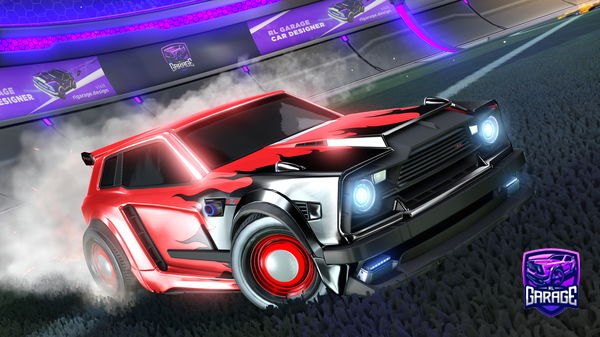 A Rocket League car design from Sp3nc3r9456