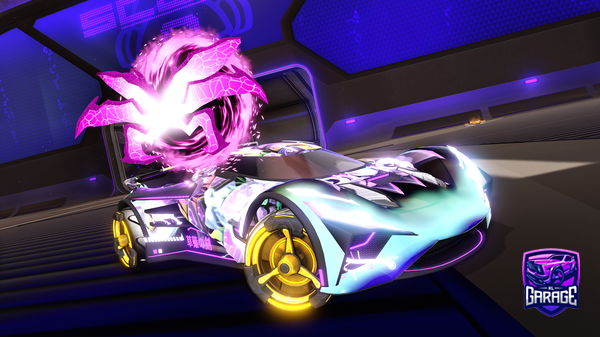 A Rocket League car design from Trixtep