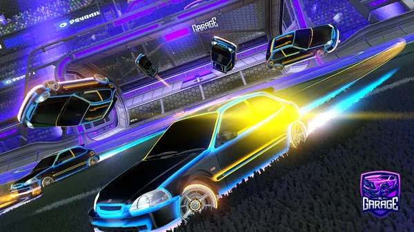 A Rocket League car design from Nissan63