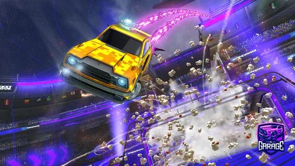 A Rocket League car design from Itsreallyluke