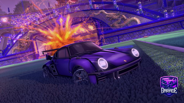 A Rocket League car design from Rds7646