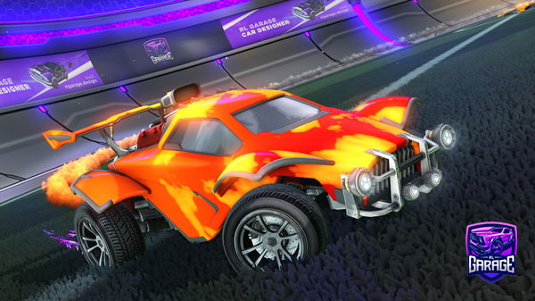 A Rocket League car design from Terrytheberry